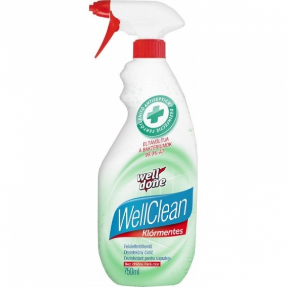 Obrázok pre Well Done Well Clean Univerzálny dezinfekčný čistič (750ml)